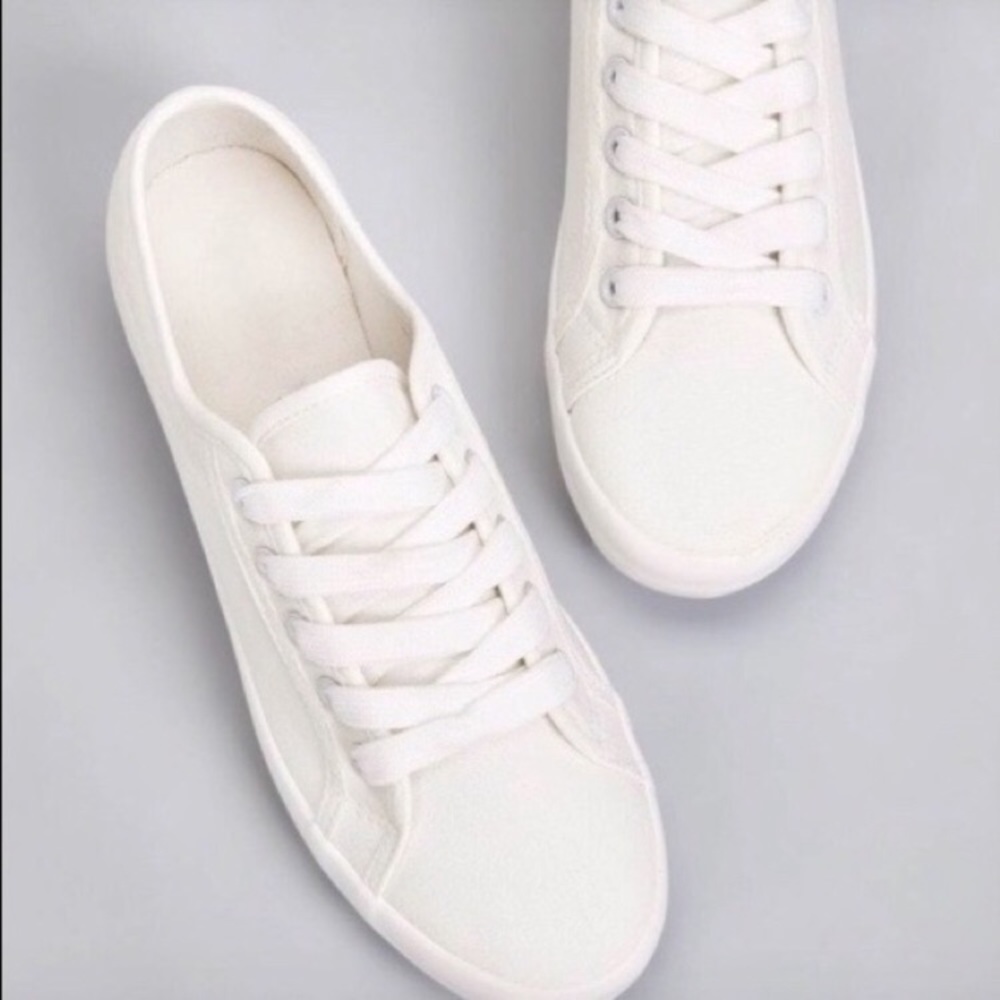 white sneakers